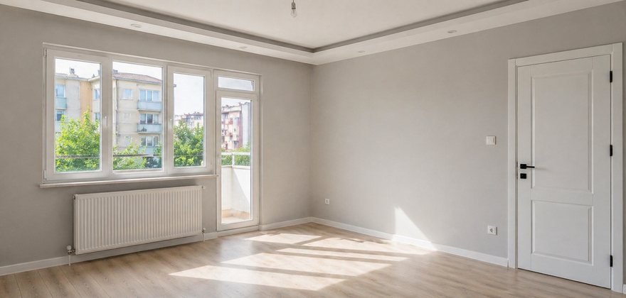 Bahçelievler boyacı boyanmış daire iç cephe boya uygulaması